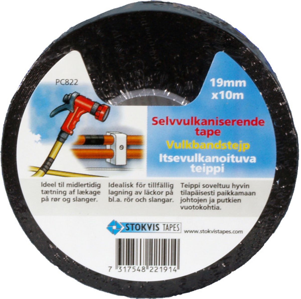 Selvsveisende tape ,19mm x 10m , Stokvis
