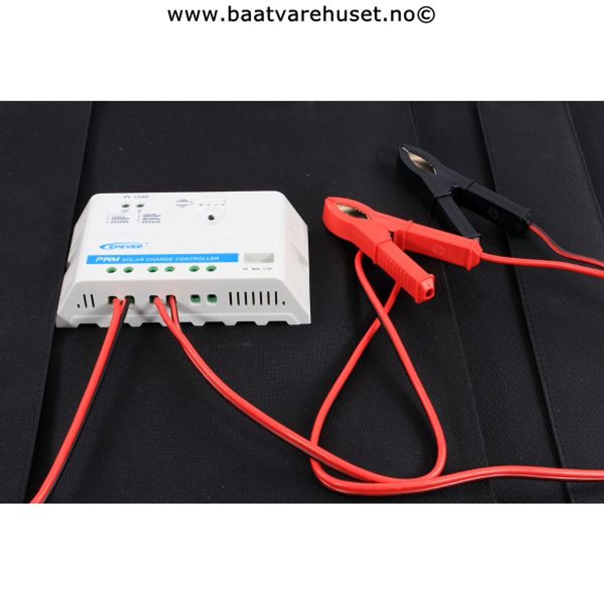 1852 Sammenleggbart solcellepanel m/regulator 200 W