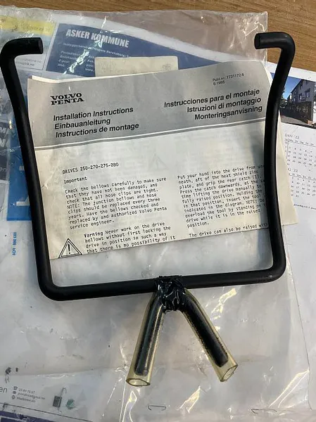 Hovedbilde Volvo Penta 884936 støtte 