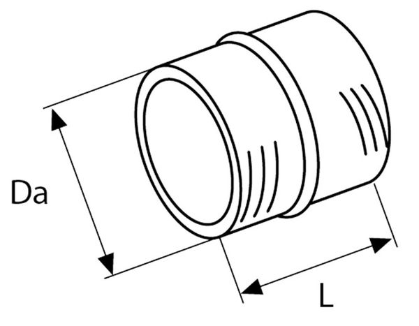 Hovedbilde Webasto Slangekobling 90mm