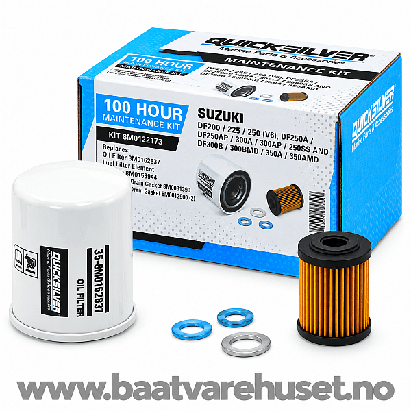Hovedbilde Quicksilver Suzuki 100-timers servicekit – ...