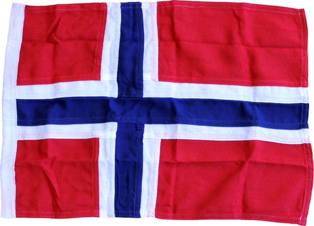 Norsk båtflagg 90cm , polyester 