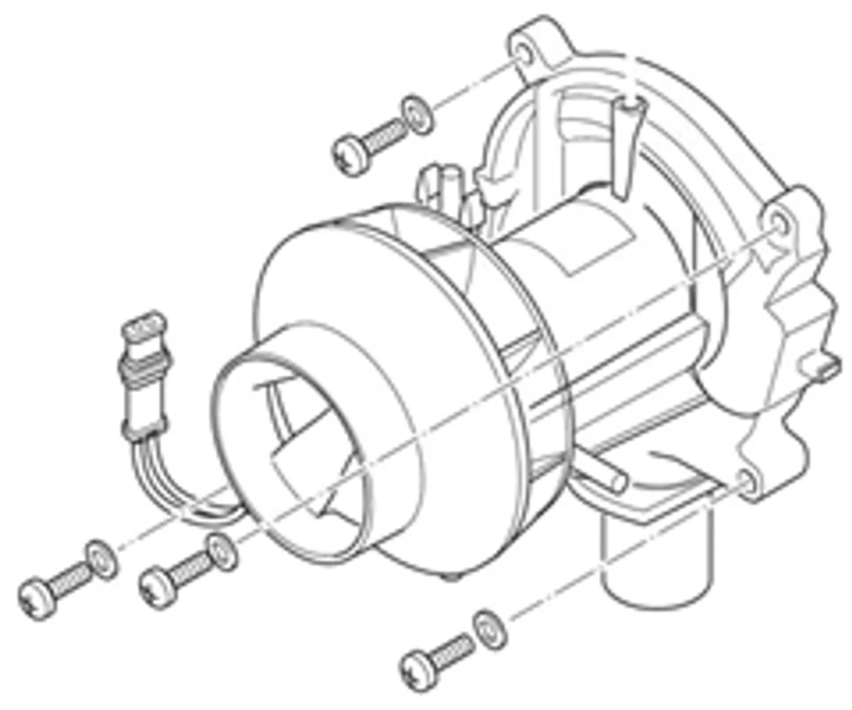 Eberspächer Viftemotor D5 12V