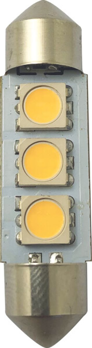 1852 LED pære festoon 120° varmhvit 2-pk 42 x 13mm
