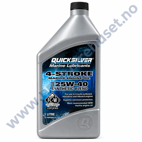 Hovedbilde Quicksilver 8M0086226 25W-40 Synthetic blend , 1L ...